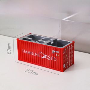 20 Feet 1:30 Scale Plastic Shipping Container Model Desk Decoration Business Card Holder Pen Holder Simulation Collectible Gift
