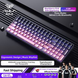 AULA | Ergonomic Bluetooth Mechanical Keyboard 99 Keys