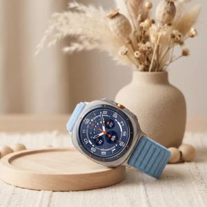 Dây Đeo Đồng Hồ Samsung Galaxy Watch Ultra 47mm Bằng Nylon Thể Thao Thoáng Khí Có Khóa Dán Tương Thích Với Các Mẫu 2 7 2025 2026 2024