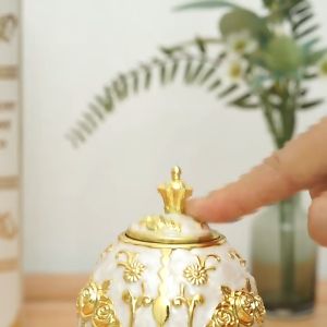 Dispenser Tusuk Gigi Mewah Motif Eropa