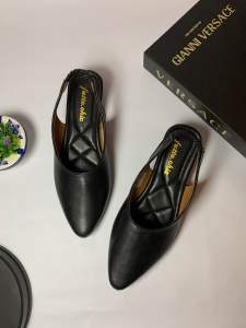 Futto.chic sepatu wanita flat mules simpel cantik polos jj