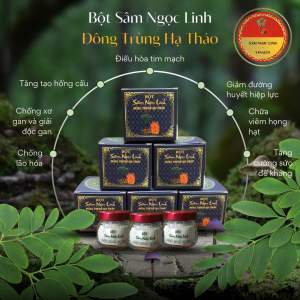 🥣Bột Sâm Ngọc Linh Đông Trùng Hạ Thảo - 20g/Hộp🥣 ( KHÔNG VỎ HỘP )
