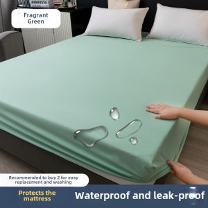 Machine Washable Waterproof Bed Canopy Breathable Urine Proof Dirt Resistant Mattress Cover Liquid Proof Antibacterial Waterproof