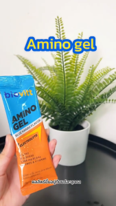 biovitt Amino Gel Blue Hawaii เจลเพิ่มพลังงาน รสบลูฮาวาย เร่งฟื้นฟูร่างกาย กล้ามเนื้อ ลดการเหนื่อยล้า [1กล่อง10ซอง]