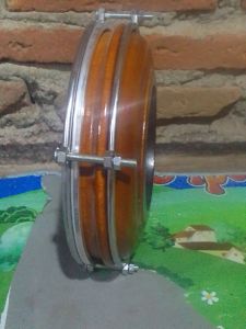 Dumbuk murah Atau Darbuka Kayu 6 inchwarna Gold motif hitam