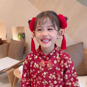 [COD&Local] Pomely 2PC/pair Kids Girl Hairpin Tassel Drape Ancient Style Hair Rope Hair Hoop