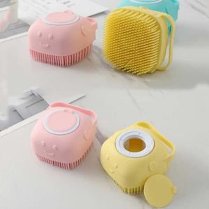 Sikat Mandi Dispenser Sabun Silikon Spons Badan Silicone Langsung Tabung Sabun 688