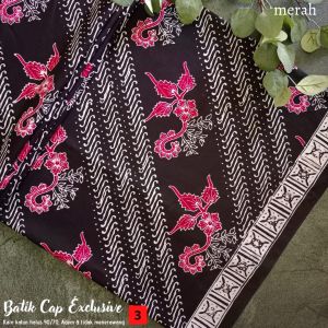 Kain Batik Cap Garutan 2 Series - Motif Gajah Oling Kombi Series - Batik Cap (Bukan Batik Print) - Fashion Batik Pria Wanita - Batik Kombinasi