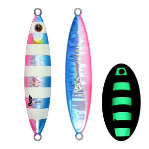 JIGGING PRO Metal Slow Pitch Jig Artificial Fishing Lures 20g 30g 40g 60g Shore Cast Jigging Lure Saltwater Boat Fishing Tackle