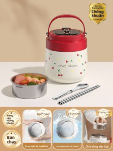 YOULUNMEI | Hộp Cơm Giữ Nhiệt Hai Lớp cho Công Việc