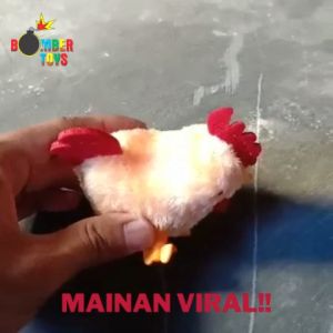 MAINAN ANAK AYAM JAGO BERJALAN LUCU MODEL PUTAR PETOK TOK JALAN PUTAR BURUNG DARA CUIT