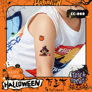 Halloween Color Cartoon Childrens Tattoo Stickers Makeup Stickers Waterproof and Durable Arm Face Pasters Kindergarten Cute Creative