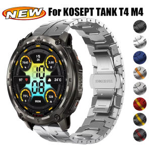 22mm Stainless Stee Strap For KOSPET TANK M4 T4/TANK M2 T2 M3 T3/M3 Ultra Metal Bracelet Correa For KOSPET MAGIC P10 R10 ORB