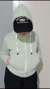 Crop Top Zipper Hoodie Terbaru - Berkahku Shop