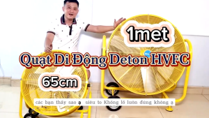 [HCM] Quạt cấp gió di động công nghiệp DETON HVFC-60L (Cánh 60CM) và HVFC-90L (Cánh 90CM)