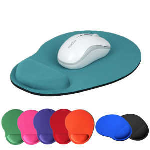 Mouse pad with Gel Wrist Support Ergonomic Wrist Rest Soft Silicone Office Gaming Desktop Hand Pillow Non-Slip Mouse Pad