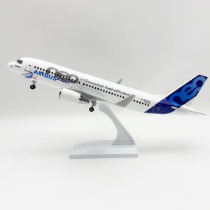 Air-bus 320 1/240 Scale A320 NEO Prototype Airways 30cm Plane Model Aircraft Diecast Resin Simulation Airplane Souvenir Show Gif