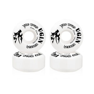 4Pcs Solid High Resilient PU Skateboard Wheels Replacement Set 95A 52*30mm for Rough Grounds