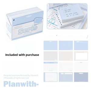 Planwith Indexable Sticky Notes Non-sticky Bookmark Office Supplies High Aesthetic Value Student Friendly Loose Leaf Page Markers