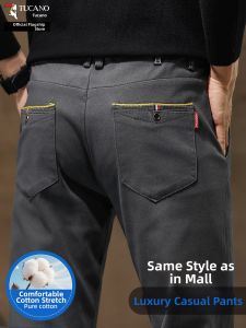 TUCANO | Elastic Loose Straight Business Trousers