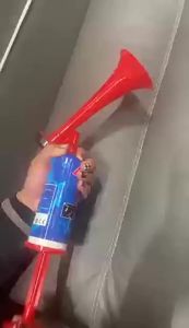 Football Championship Fanfare Reusable Football Stadium Horn Soccer Air Cheering Horn for Boating Sports Events Birthday Parties