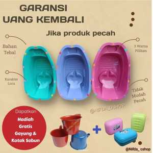 Bak Mandi Bayi Bonus Gayung dan Kotak Sabun