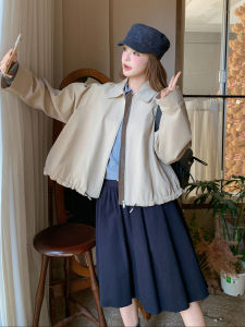 Fashionable Short Womens Jacket Miaoka Color Korean Style Autumn New Arrivals Slimming Versatile Bomber for Ladies Outdoor