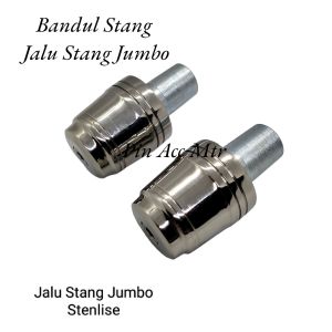 JALU STANG JUMBO STAINLES INPORT 2 PCS PLUS 2 PCS BOSH PLUS BAUT 2 PEST NMAX PCX ADV VARIO XMAX NINJA RX KING TIGER MEGAPRO CB CBR NINJA R RR R15 V2 V3 V4 GSX R25 DILL UNIVERSAL MOTOR