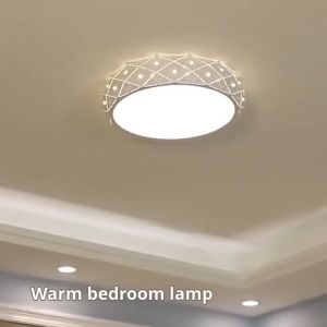 Modern Design LED Ceiling Light 3colors /Remote Control Room Light Bedroom Light Iron Body Lamp Ceiling Lamp