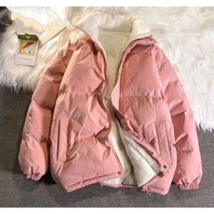 jaket winter wanita daleman bulu hangat/mantel musim dingin