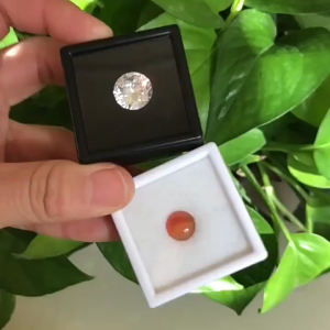 กล่องอัญมณี เครื่องประดับกล่องแสดงผล กล่องอะคริลิค ขนาดเล็ก สําหรับใส่อัญมณี เพชร เครื่องประดับ G3358