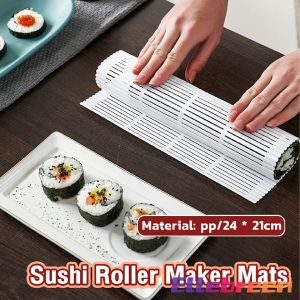 Rolling for Sushi bento DIY Tools Washable Reusable Sushi Roller Maker Mats Nori Rice Molder