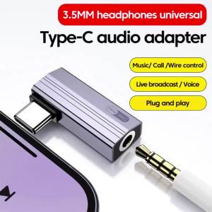 Bộ Chuyển Đổi Âm Thanh USB Đầu Nối Âm Thanh Kỹ Thuật Số Dạng Khuỷu Tay USB A/Type-C Sang Giắc 3.5mm Dành Cho Điện Thoại iPhone 15-17 Máy Tính Bảng Máy Tính Xách Tay Máy Tính Để Bàn