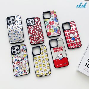 Trường hợp okok. ti mặt gương Hello Kitty Ốp điện thoại cho Iphone 15 15Pro 15Promax 14 14 cộng với 14pro 14Promax 13 13Pro 13Promax 12 12Promax Ốp dễ thương cho Iphone 11 11Promax phiên bản chính thức thiết kế mới chống rơi chống kiểu phổ biến chống rơi
