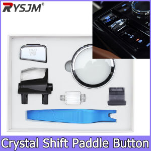 RYSJM | 1 Set Crystal Gear Shift Paddle Shifter Knob Crystal Glass Paddle Button Shifter Knob For BMW G20 G21 G22 G26 G28 IX3