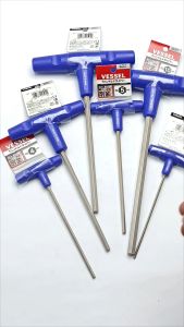 Vessel Kunci T-Shape Hexagonal No.TW-H3H4H5H6H8H10 Handle Screwsdriver Obeng Gagang T Hex Key