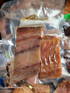 เนื้อปลาสีเสียดสำหรับแกงเทโพ ไม่มีส่วนก้าง