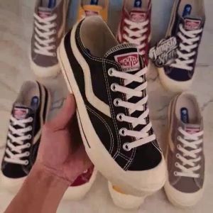 (COD) TERLARIS!!! Sepatu VENTELA PUBLIC Black White Low Natural - Sepatu Casual Shoes SIZE 36 - 44