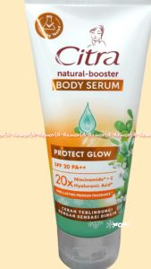 Citra 180ml Natural Booster Body Serum Complete Fresh Insta Protect Glow Bright Action Multiction Gel Krim Badan Pearl Dust Spf 30+arl Dust Spf 30+gurt Moisturizer