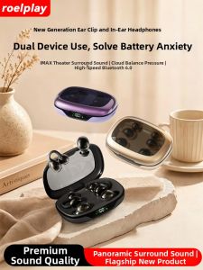 ROEL-PLAY | 2026 New Bluetooth Headphones In-ear High Quality Sound Long Battery Noise Cancelling