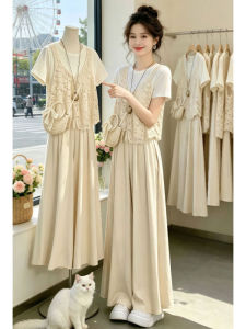Shalldoer | Slim Fit Top High Waist Skirt Set Summer Elegant