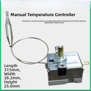 Heat Melting Machine Parts Manual Temperature Control Black Knob Switch PE Butt Welding Machine Thermocouple Wire Control