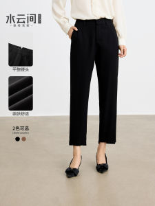 Fashionable Casual Straight Leg Suit Pants Womens Autumn New Style Drapey Commuter Long Trousers Versatile Elegant Ladies Pants