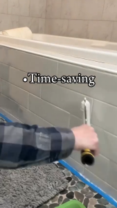 DIY Revonation 1KG 3-in-1 Waterproof Tile Paint Color Change for Floor Wall Bathroom No Peeling No Crack No Fall Off