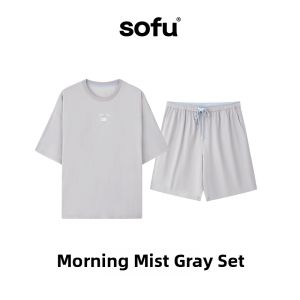 Cotton Short Sleeve and Shorts Set Pajamas For Summer