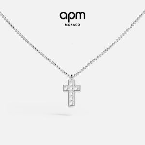 Pavé Cross Adjustable Necklace