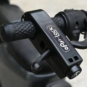 Mini Electric Vehicle Bike Anti-Theft Lock Portable Bicycle Brake Handlebar Grip Locks MTB Road Cycling Lock Scooter Motorcycle