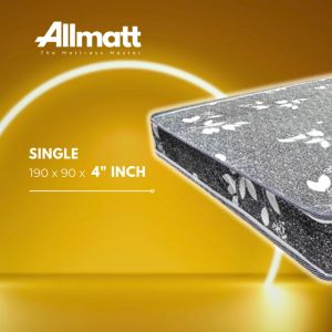 ALLMATT Synthetic Latex feeling Mattress Single Mattress Single Tilam Single Murah Tilam Murah Tilam Bujang Murah Single Bed Mattress
