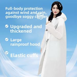 MONLEYTA | Disposable Thickened Long Raincoat Full Body Waterproof Climbing Travel Transparent Single Person Childrens Raincoat Adult Size