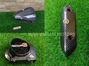 (3pcs) BEAT PGM FI KNALPOT FILTER KIPAS CARBON ORIGINAL HONDA